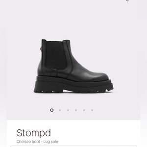 Aldo “Stompd” black lug sole boots